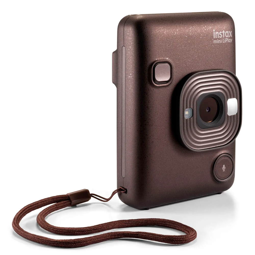 Гибридная фотокамера мгновенной печати Fujifilm instax mini liplay deep bronze vn ex d - фото 6
