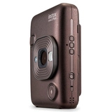 Fujifilm лезде басып шығаратын гибридті фотокамера instax mini liplay deep bronze vn ex d - фото 4