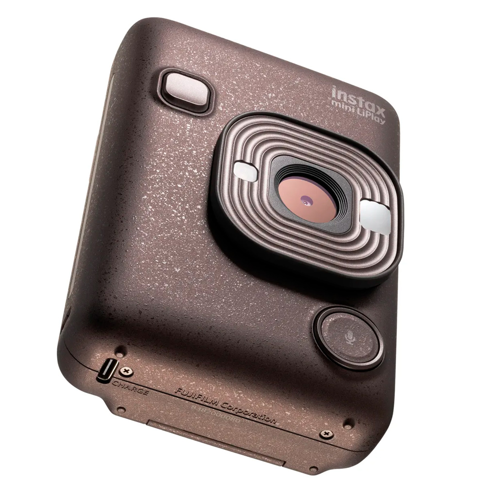 Гибридная фотокамера мгновенной печати Fujifilm instax mini liplay deep bronze vn ex d - фото 5
