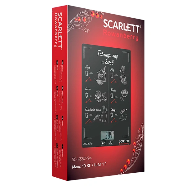 Весы кухонные Scarlett SC-KS57P94 - фото 3