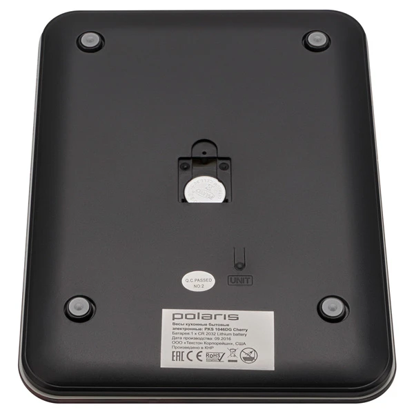 Весы кухонные Polaris PKS 1046DG Cherry - фото 2