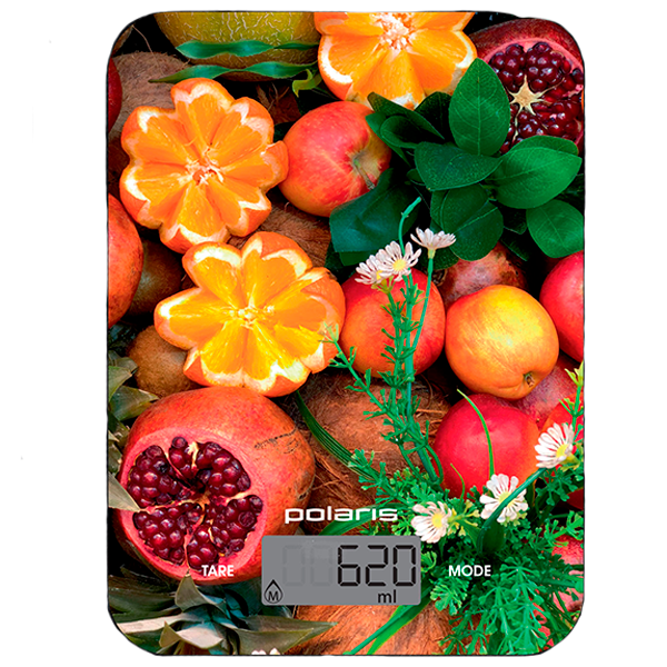 Весы кухонные Polaris PKS 1057DG Fruits