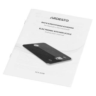 Весы кухонные Ardesto SCK-839B