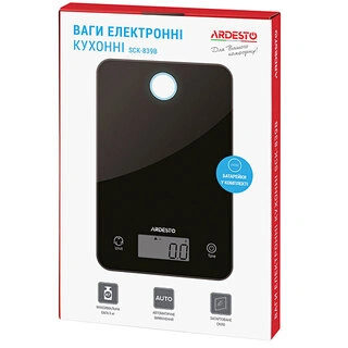 Весы кухонные Ardesto SCK-839B