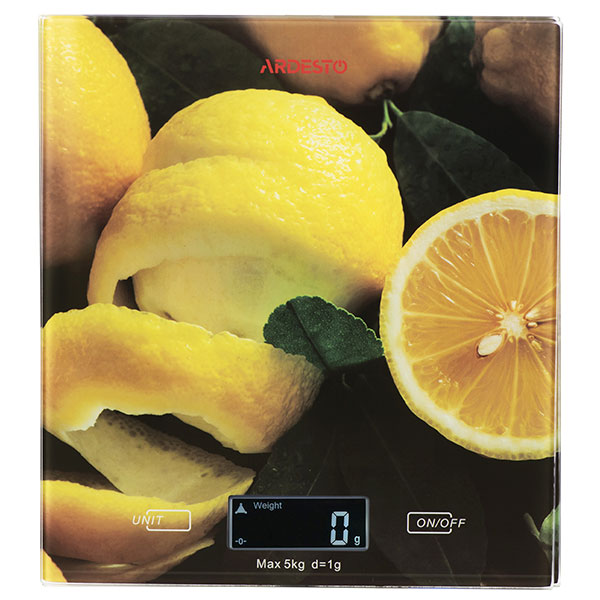 Весы кухонные Ardesto SCK-893 Lemon