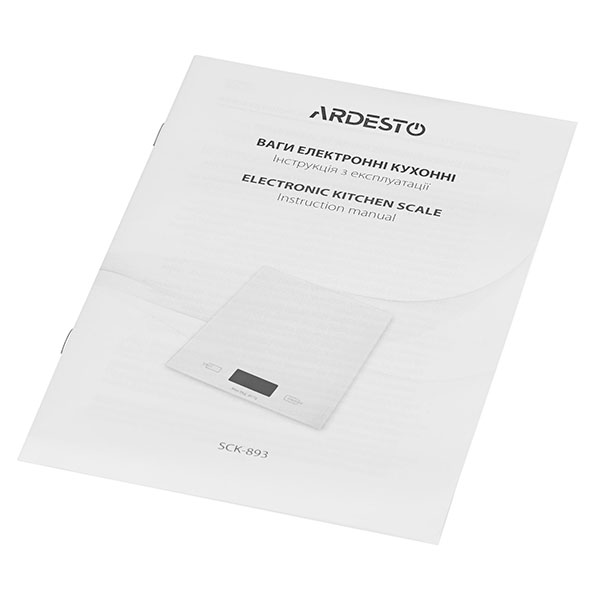 Весы кухонные Ardesto SCK-893 Pasta