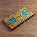 Нарды "Персидские", доска дерево 40х40 см, с полем для игры в шашки, d=2.7 см, h=0.9 см 