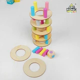 Настольная игра «Падающая башня», баланс, дерево  - фото 3