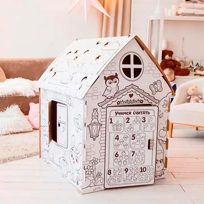 Дом-раскраска из картона «Мой домик»  - фото 4