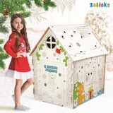 Домик из картона «Домик новогодний» 