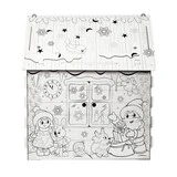 Домик из картона «Домик новогодний»  - фото 5