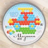 Мозаика шестигранная, 120 элементов (круглая пласт.коробка)  - фото 2