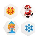 Аквамозаика «Дед мороз и Снегурочка», подвес на ёлку  - фото 3