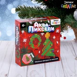 Аквамозаика «Елка и венок», 200 деталей 