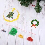 Аквамозаика «Елка и венок», 200 деталей  - фото 2