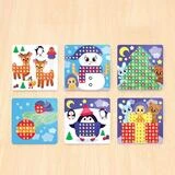 Весёлая мозаика «Новогодняя», цвета, счёт, буквы, цифры  - фото 2