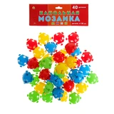 Мозаика напольная, 40 элементов, в пакете 