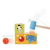 Логическая игрушка-стучалка с шариком "Сафари"  - фото 4