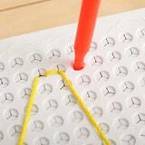 Шнуровальный планшет «Весёлые рисунки», ручка для шнурка, основа, схемы  - фото 3