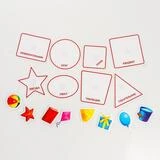 Игра на липучках «Весёлые липучки. Учим формы» 