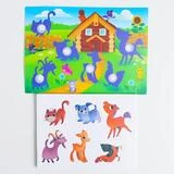 Игра на липучках «Где чья тень?» с мягкими деталями  - фото 2