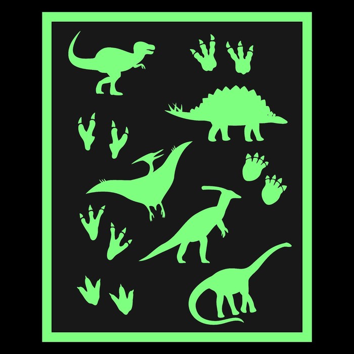 Активити-книжка с рисунками светом «Динозавры» 