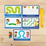 Магнитный жезл с заданиями «Лабиринты», фишки, задания  - фото 2