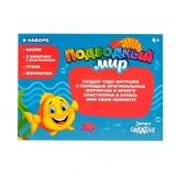 Витраж из пластилина «Подводный мир»  - фото 4