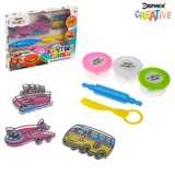 Витраж из пластилина «Крутые гонки», МИКС 