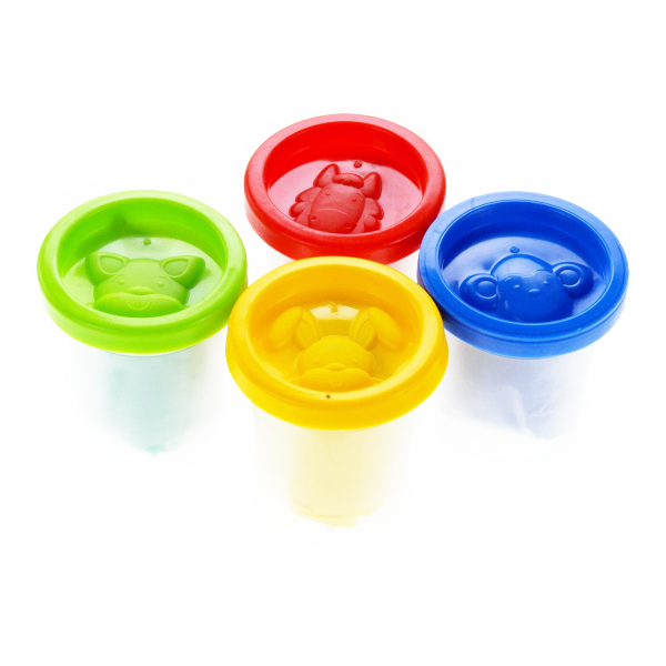 Набор для лепки Genio Kids Тесто-пластилин 4 цвета