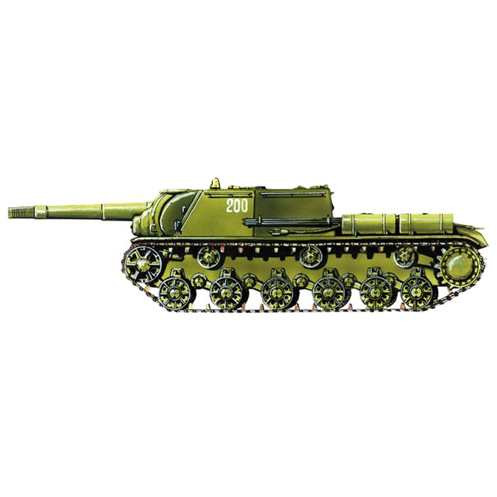 Сборная модель «Советская противотанковая самоходная установка СУ-152 Зверобой» 