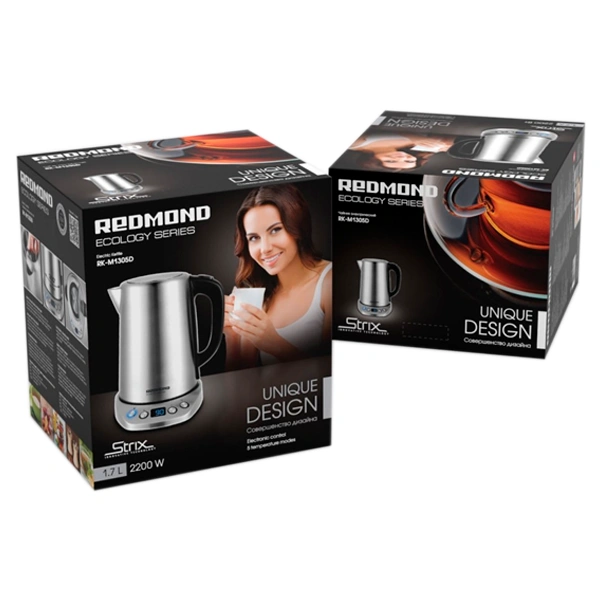 Чайник Redmond RK-M1305D сталь - фото 11