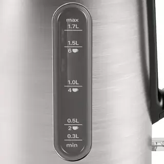 Чайник Bosch TWK4P440 DesignLine серебристый