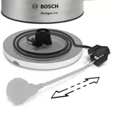 Чайник Bosch TWK4P440 DesignLine серебристый - фото 10