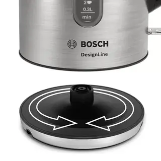 Чайник Bosch TWK4P440 DesignLine серебристый