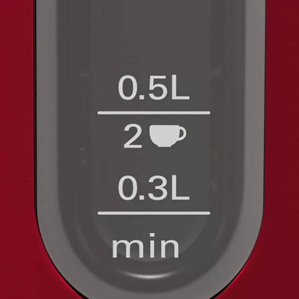 Чайник Bosch TWK4P434 DesignLine красный - фото 9