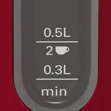 Чайник Bosch TWK4P434 DesignLine красный - фото 9