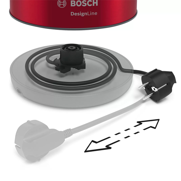 Чайник Bosch TWK4P434 DesignLine красный