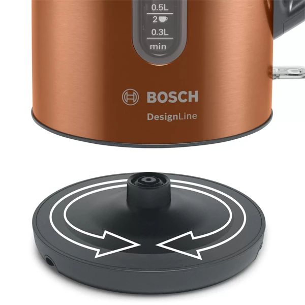 Чайник Bosch TWK4P439 DesignLine медь - фото 4