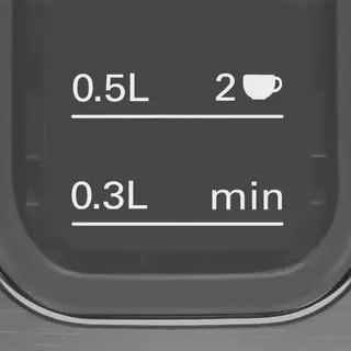 Чайник Bosch TWK5P475 DesignLine графит