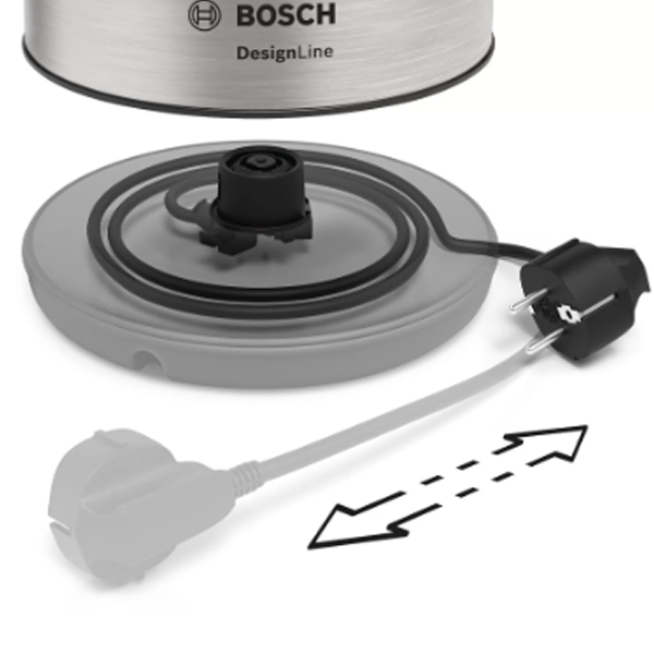 Чайник Bosch TWK3P420 DesignLine металлик