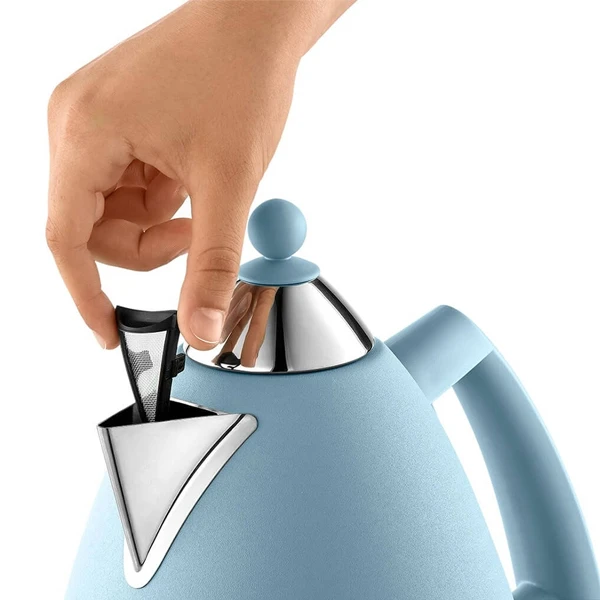 Чайник Delonghi KBX 2016 AZ Argento Flora - фото 3