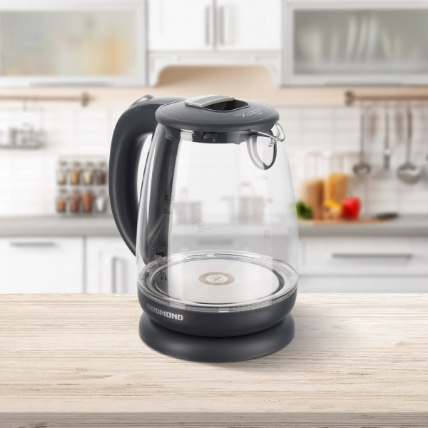 Чайник электрический Redmond RK-G185 Темно-серый RK-G185 - фото 7