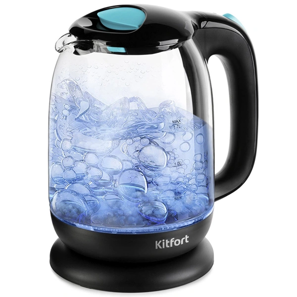 Чайник электрический Kitfort КТ-625-1 голубой КТ-625-1 - фото 3