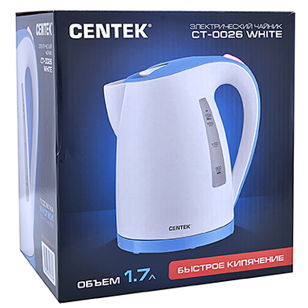 Чайник Centek CT-0026 White