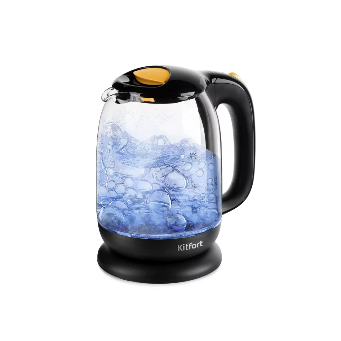 Чайник электрический Kitfort КТ-625-4 желтый 