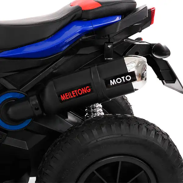 Электромотоцикл Pituso HLX2018/2-Blue (музыка,свет) - фото 7