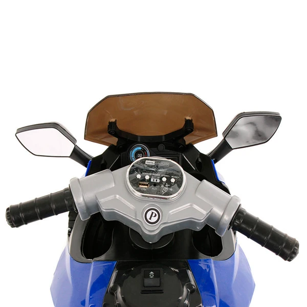 Электромотоцикл Pituso HLX2018/2-Blue (музыка,свет) - фото 9