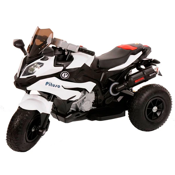 Электромотоцикл Pituso HLX2018/2-White (музыка,свет)