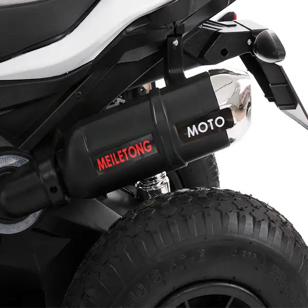 Электромотоцикл Pituso HLX2018/2-White (музыка,свет) - фото 6